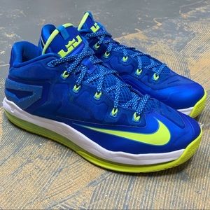 Nike Lebron James Sprite Low XI 11 642849-471 9.5 Blue Basketball